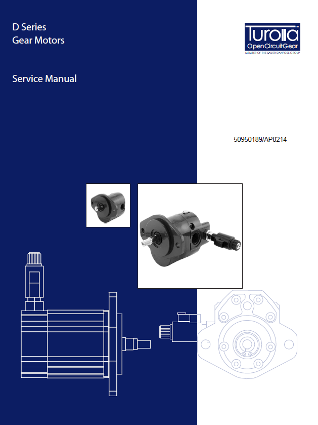Mustang Turolla D-Series Gear Motor Skid-Steer Loader Service Manual PDF