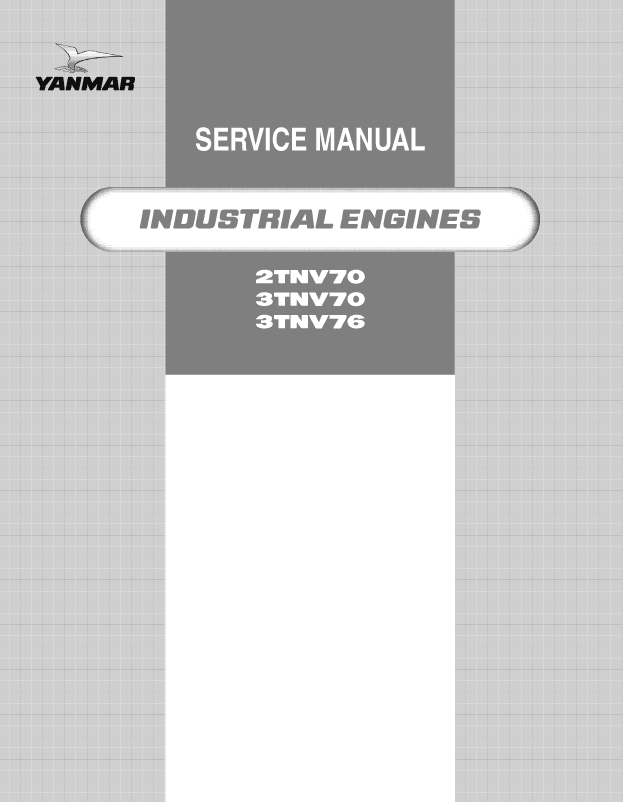 Mustang Yanmar 2TNV70 3TNV70 3TNV76 Engine Service Manual PDF 50940077A