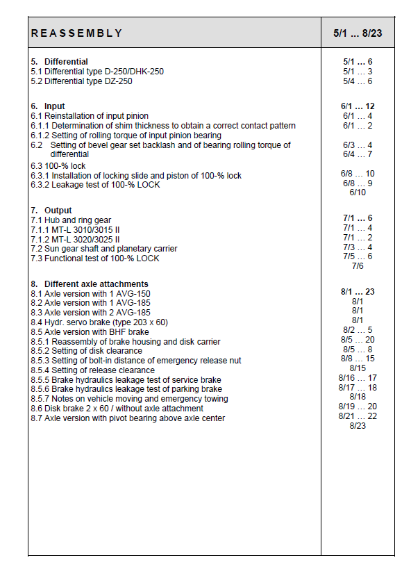 Mustang ZF Multitrac MT-L 3010-3025 II Workshop Repair Manual Download