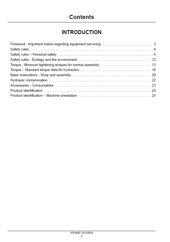 New Holland 1037 Bale Wagon Repair & Maintenance Manual 47816352 PDF