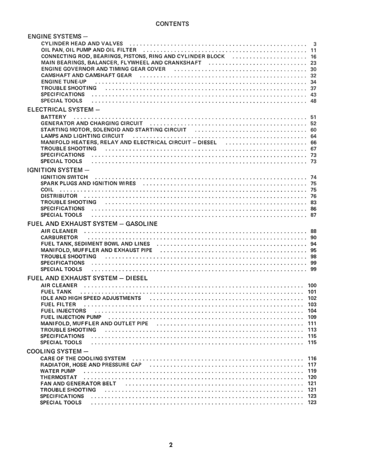 New Holland 134-172 Gasoline Diesel Engine Manual 40540160 PDF