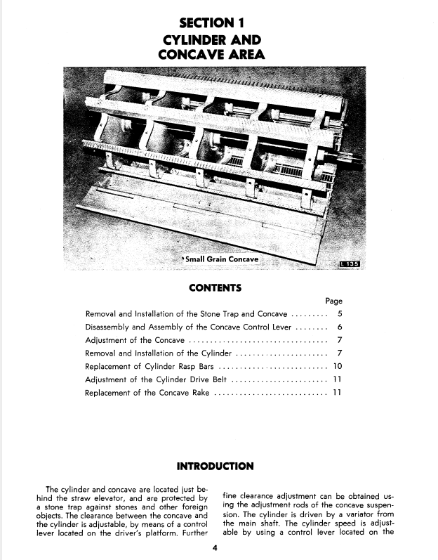 New Holland 1400, 1500 Combine Technical Manual 40481300 PDF