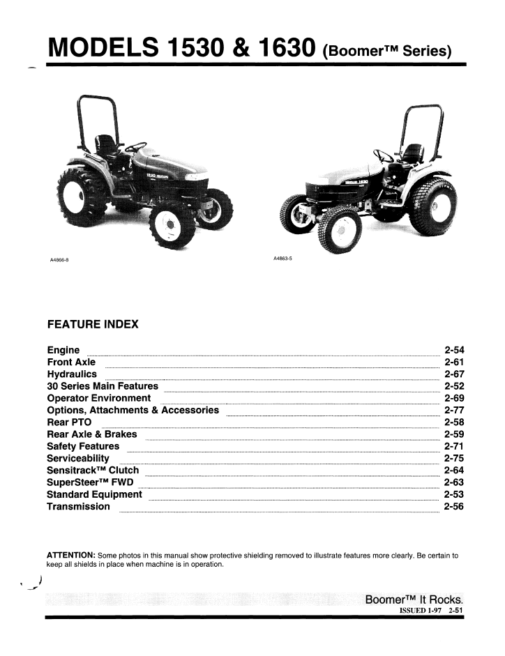 New Holland 1530 1630 Boomer Tractor Manual 86560392 PDF