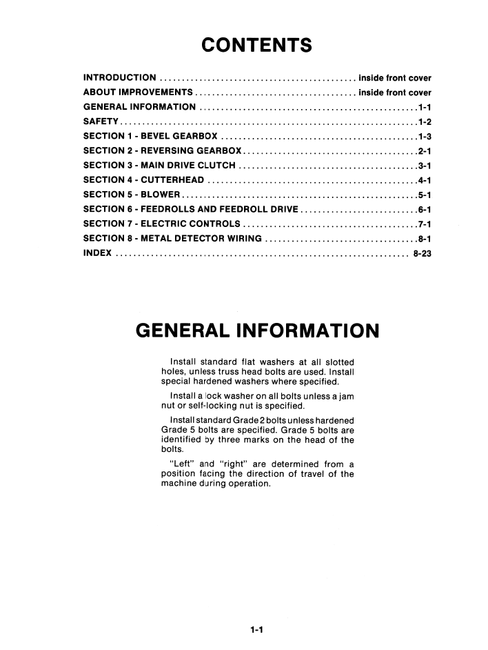 New Holland 1600 Harvester Repair Manual 40160010 PDF