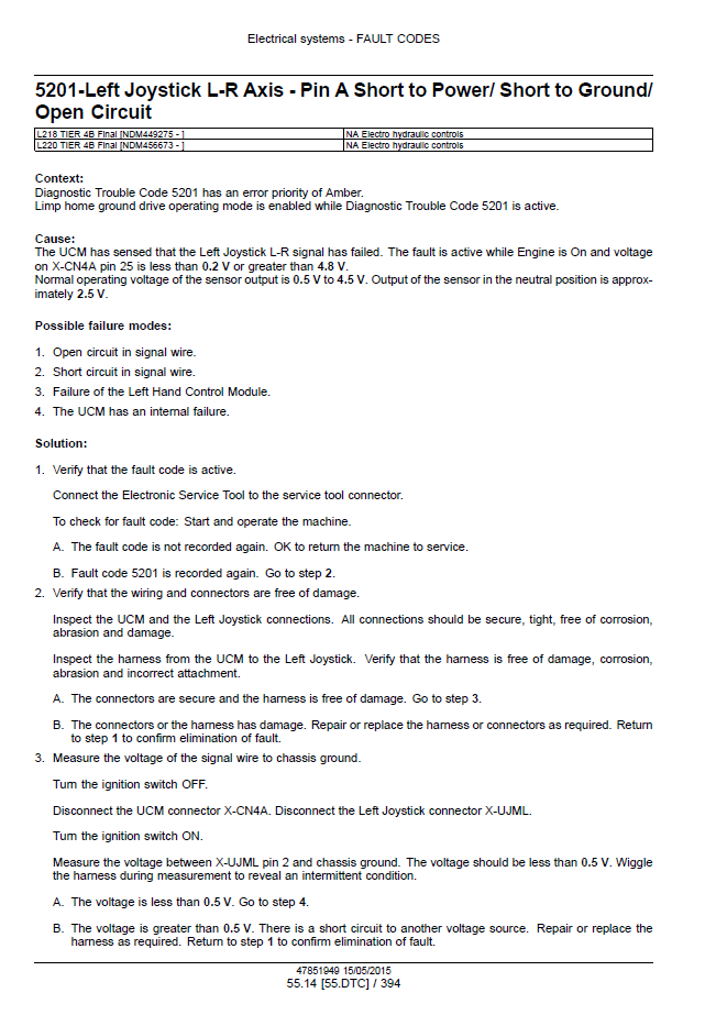 New Holland 200 Series L218 L220 Service Repair Manual PDF | Pub 47888416