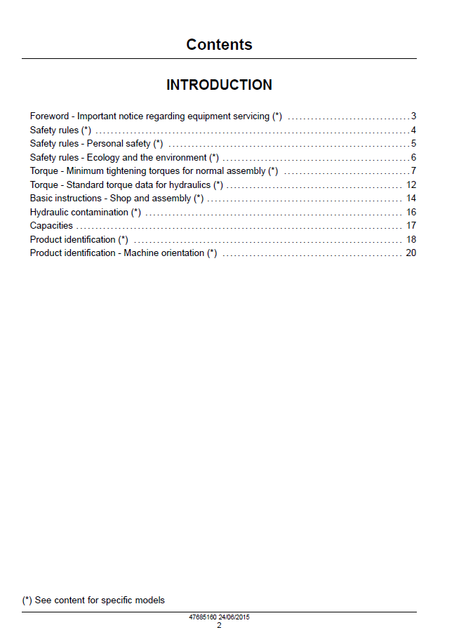 New Holland 200 Series L230 & C238 Service Repair Manual PDF | Pub 47899776