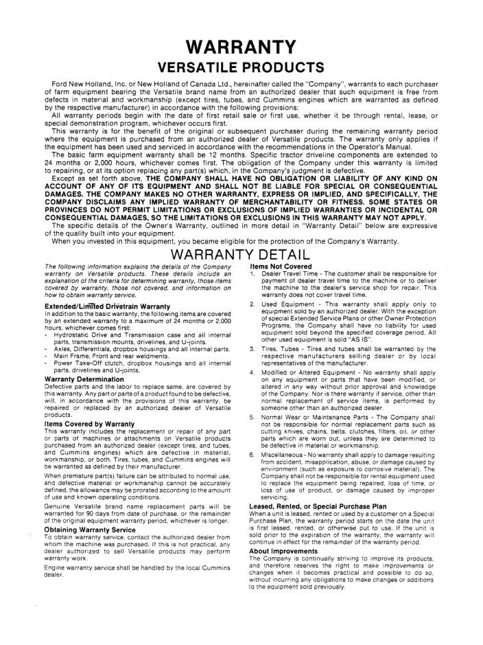 New Holland 256 276 II Tractor Manual 42025620 Operator Guide