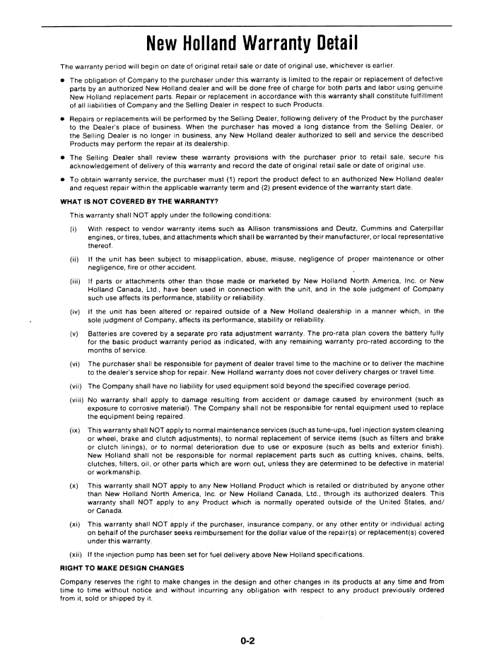 New Holland 3830-4330V Tractor Operator Manual 42383020 PDF