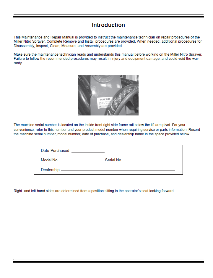 New Holland 4000 Series Nitro Sprayer Service Manual 21-47116