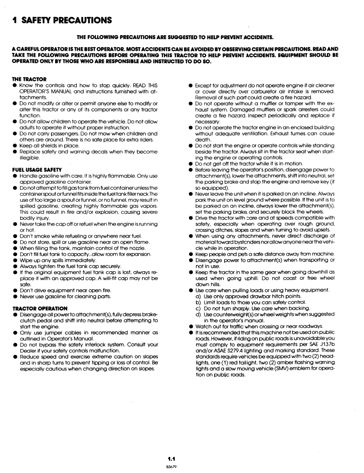 New Holland 42001410 Ford LGT 14 09GN2207 Operator Manual