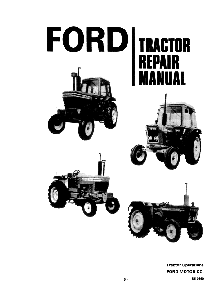 New Holland 5600 6600 6700 7600 7700 Tractor Service Manual PDF