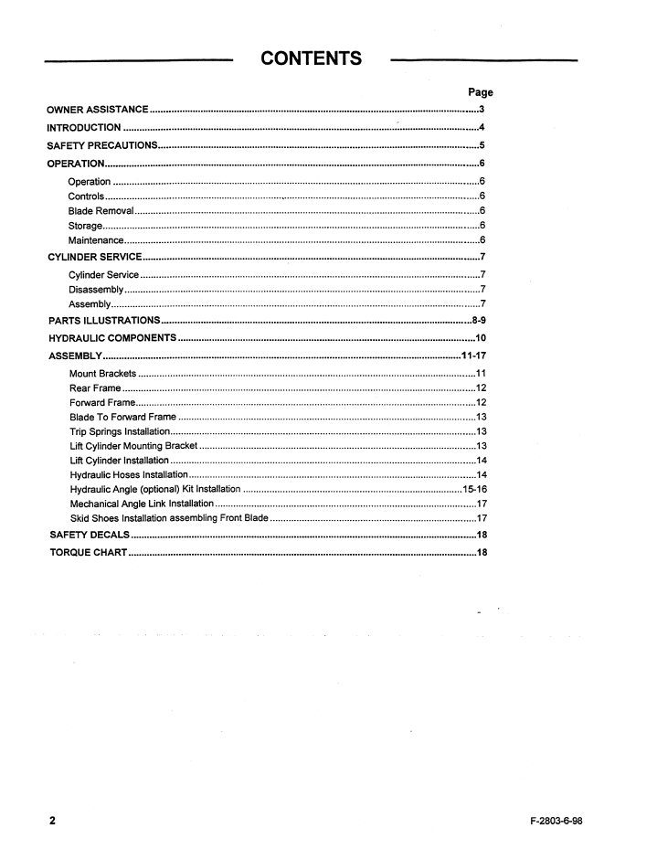 New Holland 702C Front Blade Tractor Manual PDF 42070219