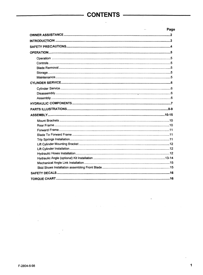 New Holland 702C Front Blade Tractor Manual PDF 42070220