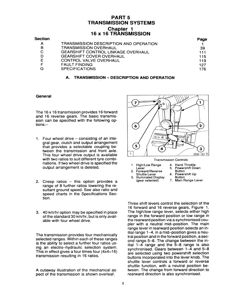 New Holland 7840 8240 8340 Transmission Service Manual 40564005 PDF