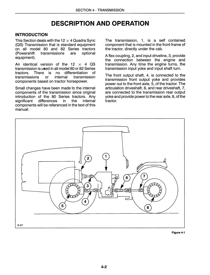 New Holland 9280-9882 Tractor Transmission Repair Manual 40928004 PDF