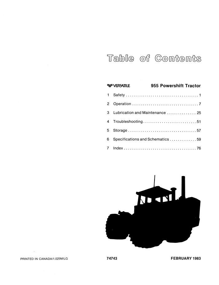 New Holland 955 Powershift Tractor Operator Manual PDF