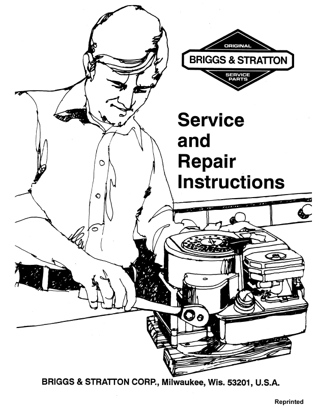 New Holland Briggs & Stratton Service Manual 40546000 PDF