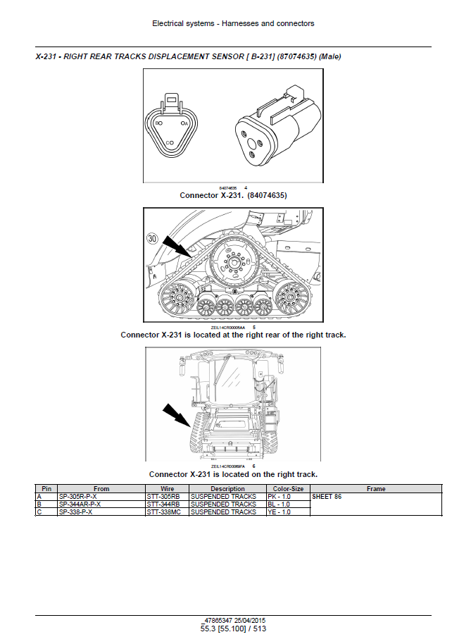 New Holland CR6.80, CR6.90, CR7.90, CR8.90, CR9.90 Service Manual (Publication 47878228)