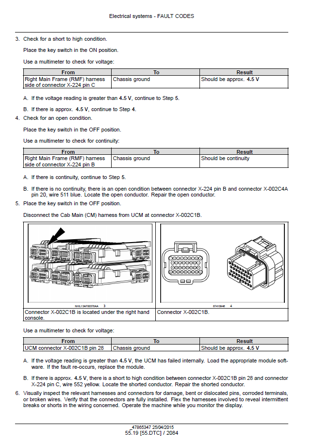 New Holland CR6.80, CR6.90, CR7.90, CR8.90, CR9.90 Service Manual (Publication 47878236)
