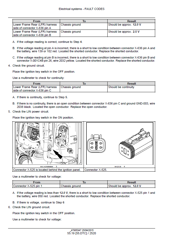 New Holland CR6.80, CR6.90, CR7.90, CR8.90, CR9.90 Service Manual (Publication 47878237)