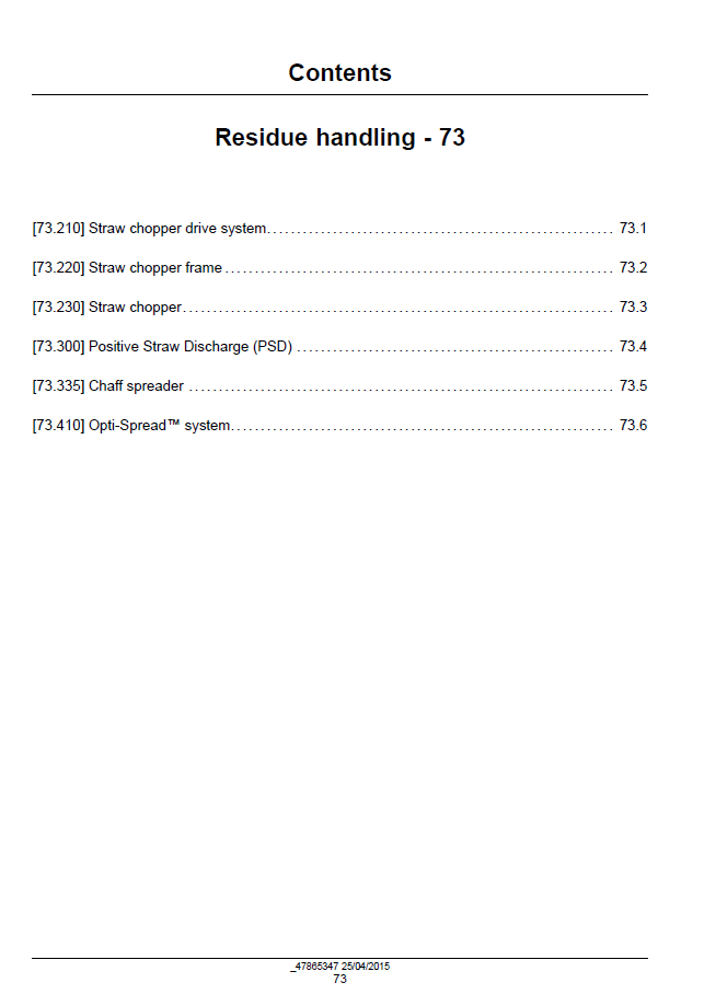 New Holland CR6.80, CR6.90, CR7.90, CR8.90, CR9.90 Service Manual (Publication 47878239)
