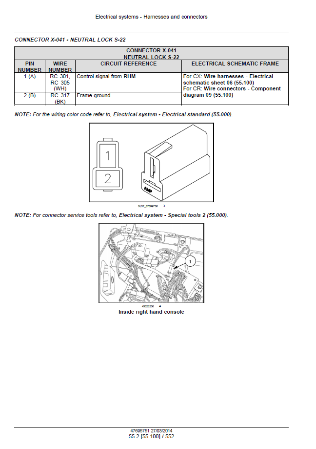 New Holland CR9090 EU, CX8080 Elevation, CX8090 Elevation Service Manual 47712613 PDF