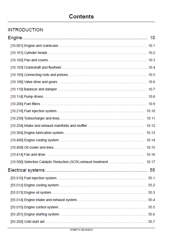 New Holland Cursor 16 SST Tier 4B Final Repair Manual 47609713 PDF