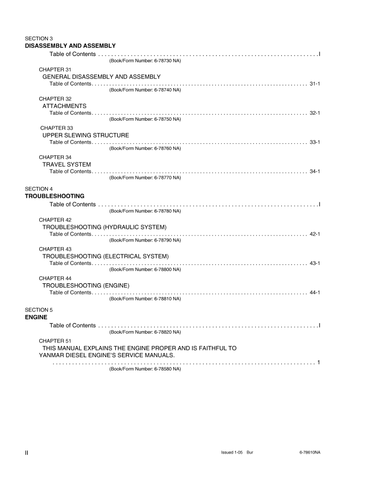 New Holland EH50.B Excavator Workshop & Service Manual 6-78600NAR0
