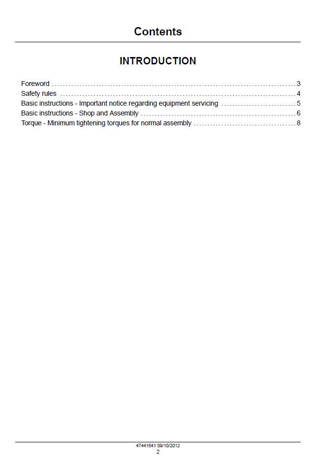 New Holland Engine & Electrical Workshop Manual 47441641