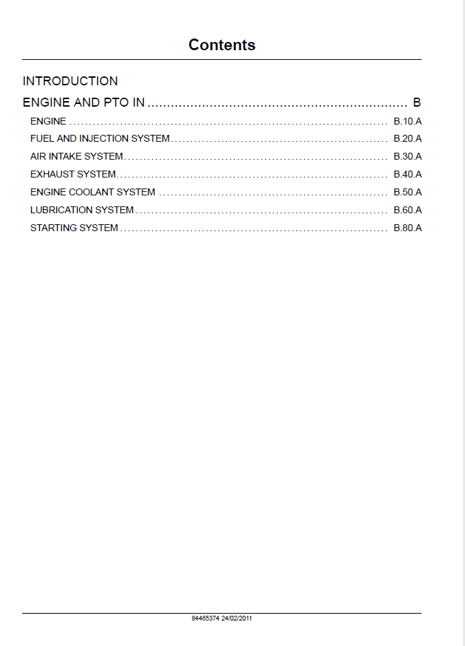New Holland F5AE5484A Engine Service Repair Manual 84465374