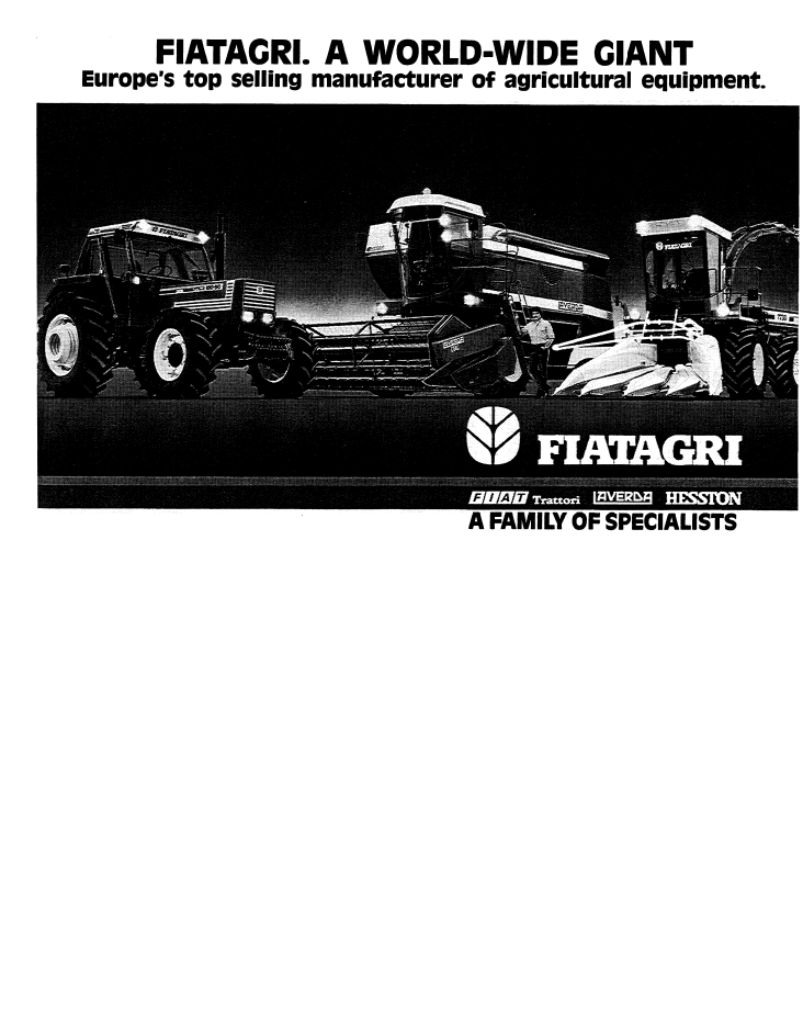 New Holland Fiat 55-66 to 70-66 LP Tractor Operator Manual 06910279