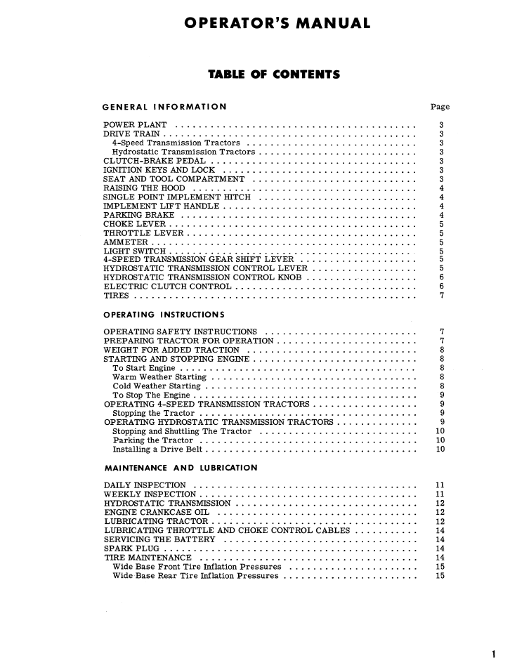 New Holland Ford 100 120 Lawn Tractor Operator Manual PDF
