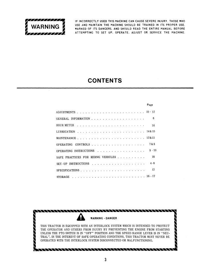 New Holland Ford 125 145 165 Lawn Tractor Operator Manual PDF