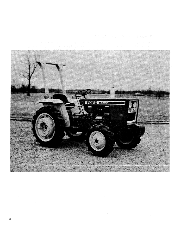 New Holland Ford 1300 Tractor Operating Guide 42130011 PDF