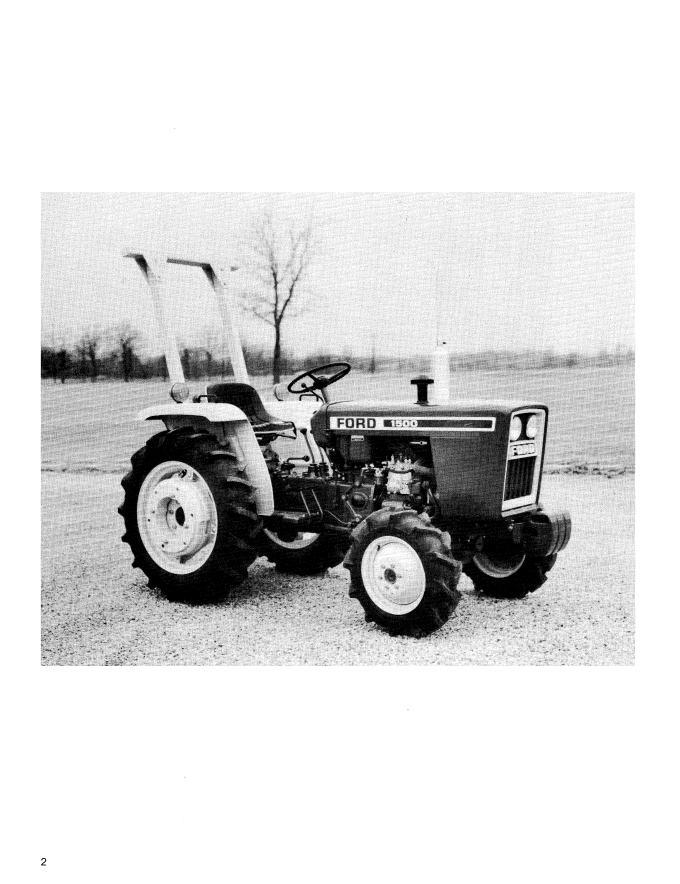 New Holland Ford 1500 Tractor Operating Guide 42150011 PDF