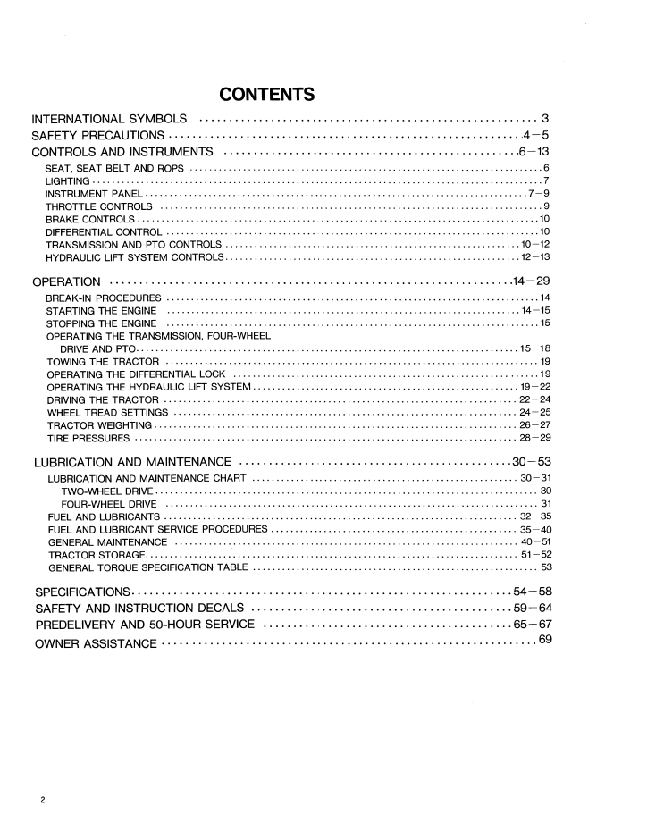 New Holland Ford 2120 Tractor Operating Guide 42212010 PDF
