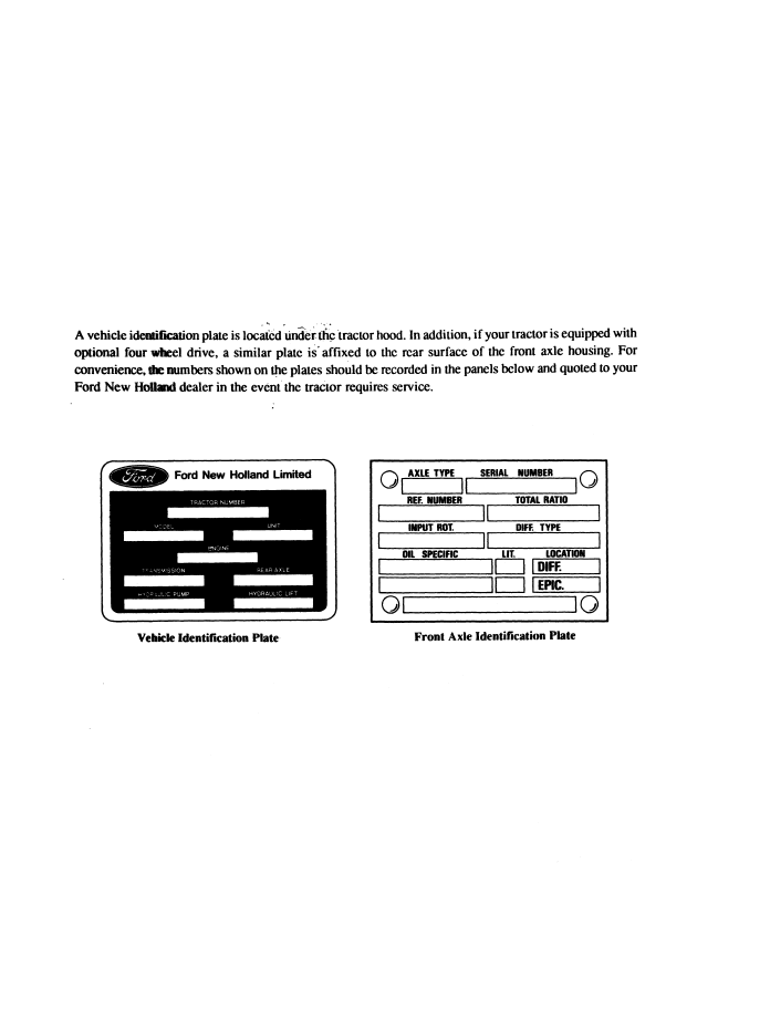 New Holland Ford 3230-5030 Tractor Operator Manual 42323051 PDF