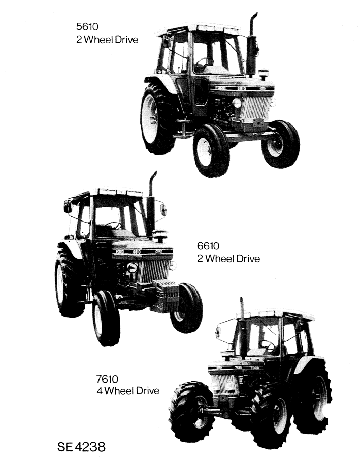 New Holland Ford 5610-7610 II Tractor Operator Manual 42561033 PDF