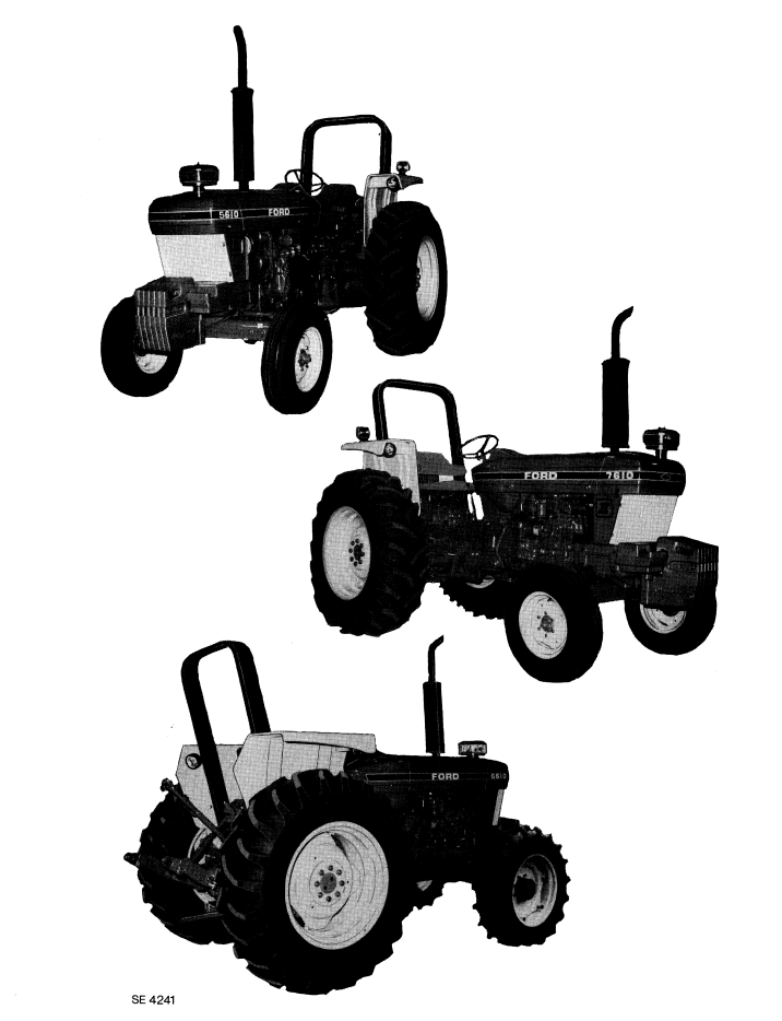 New Holland Ford 5610-7610 II Tractor Operator Manual 42561034 PDF