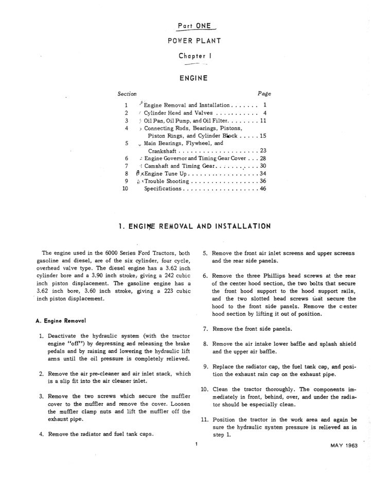 New Holland Ford 6000 Service & Repair Manual 40600010 PDF