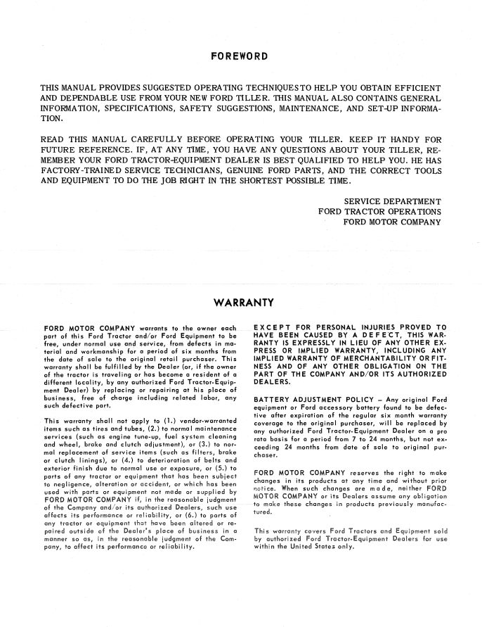 New Holland Ford 80 100 Lawn Tractor Manual 42641053 PDF