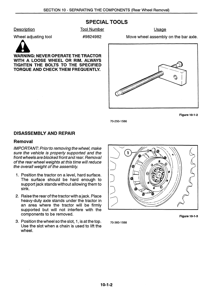 New Holland Ford 8670-8970 Tractor Workshop Manual 40807010 PDF