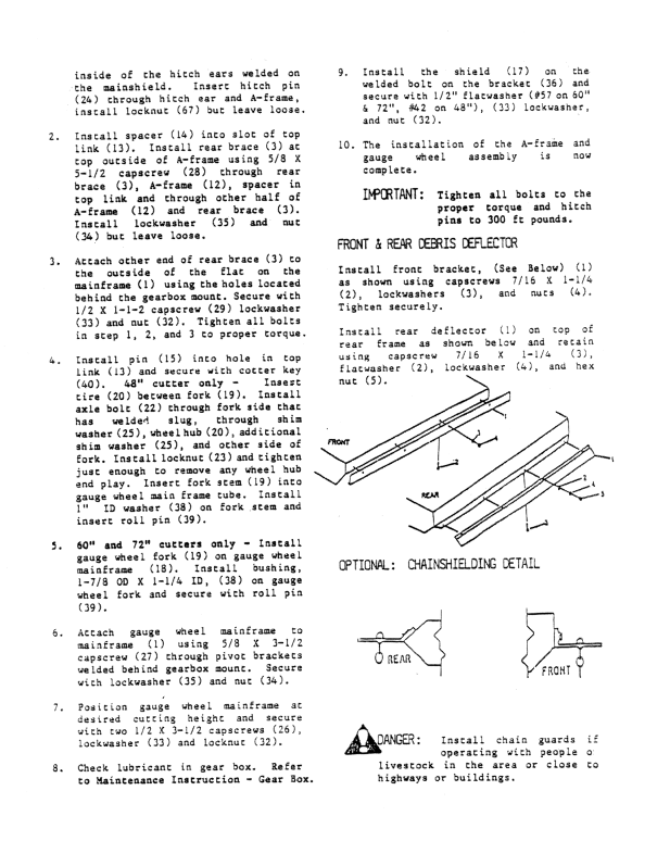 New Holland Ford 951 951A Rotary Cutter Manual PDF 42095120