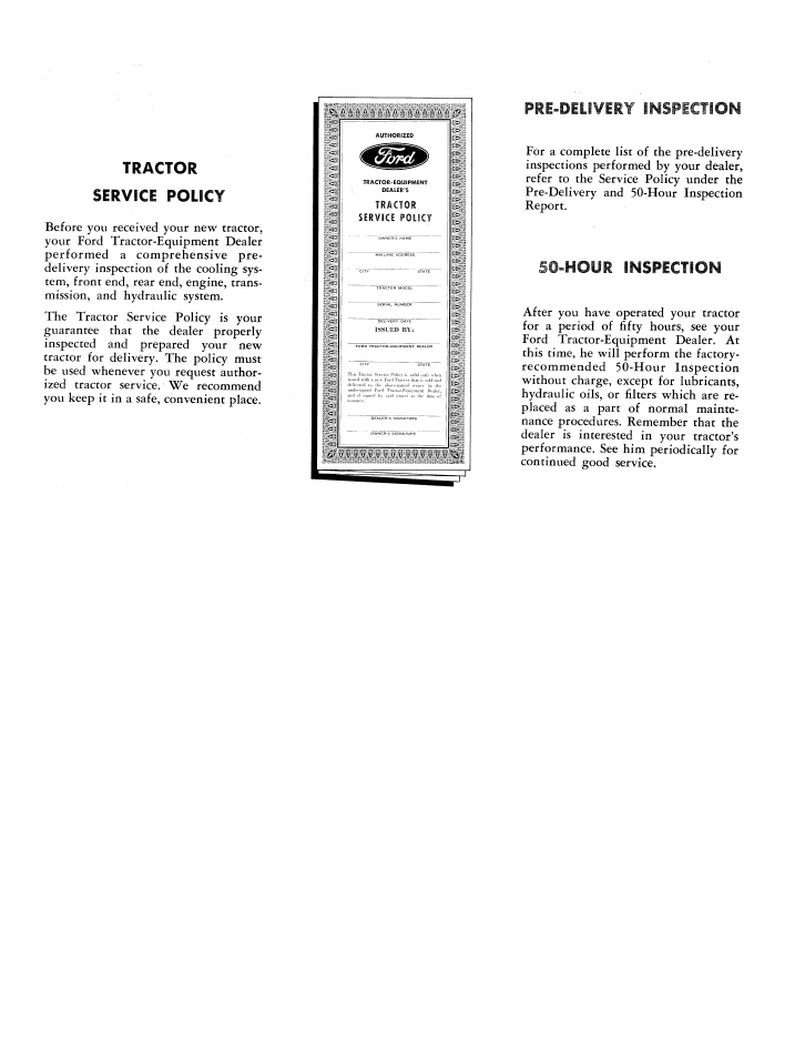 New Holland Ford Commander 6000 Operator Manual 42600010 PDF