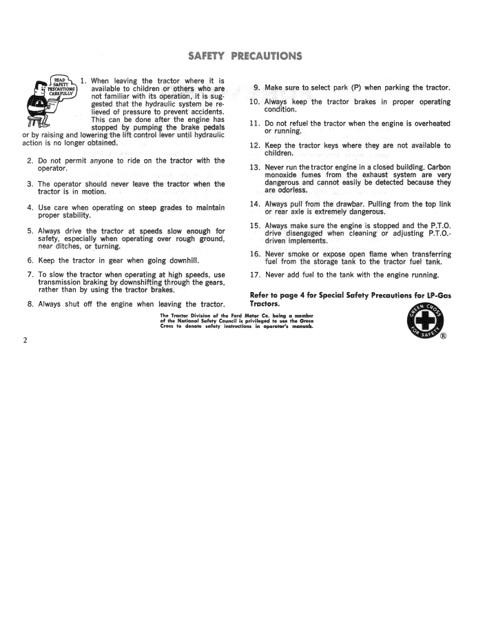 New Holland Ford Commander 6000 Tractor Manual 42600010 PDF