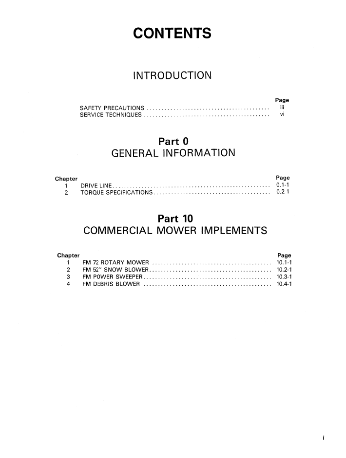 New Holland Ford Commercial Mower Repair Manual 40100090 PDF