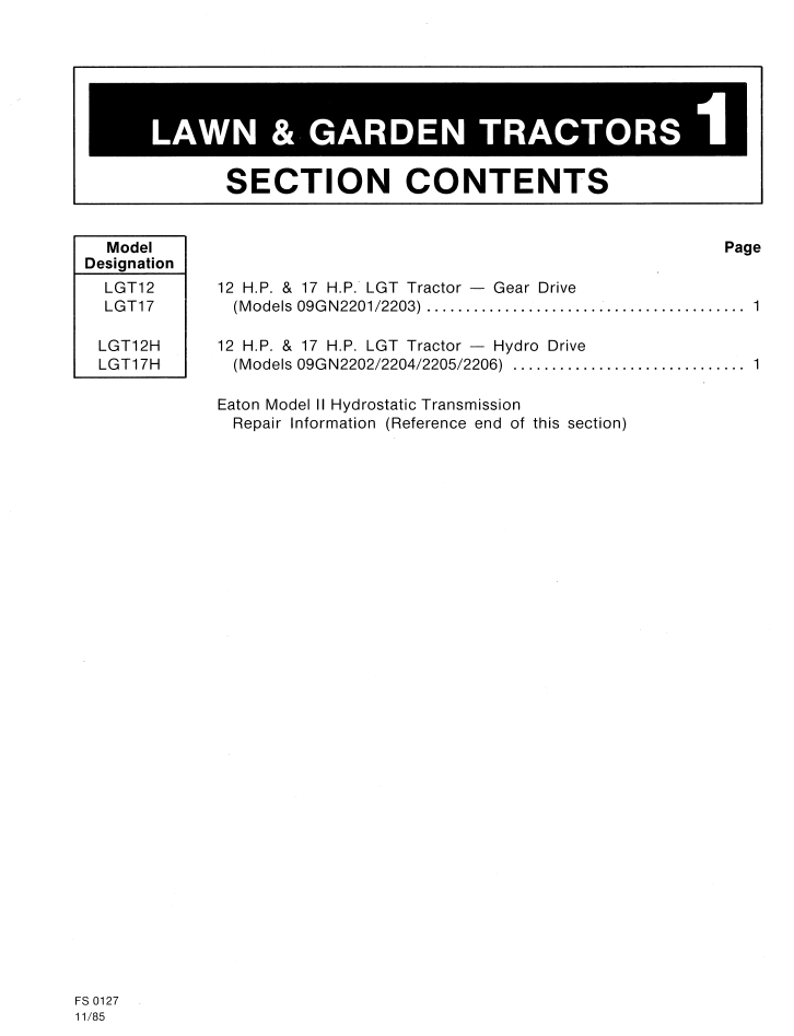 New Holland Ford Consumer Product Workshop Manual 40641002