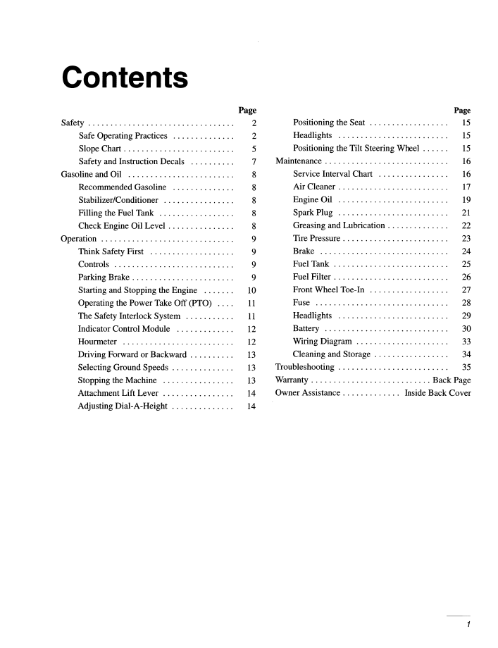 New Holland Ford LS25-12.5G Yard Tractor User Guide & Manual | 42642510