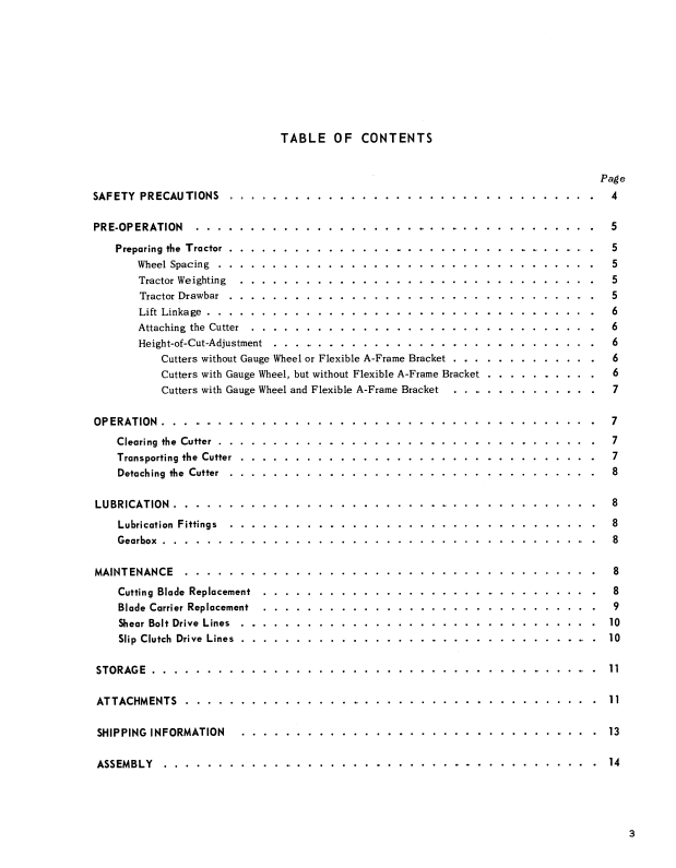 New Holland Ford Series 908 Rotary Cutter Manual 42090810 PDF