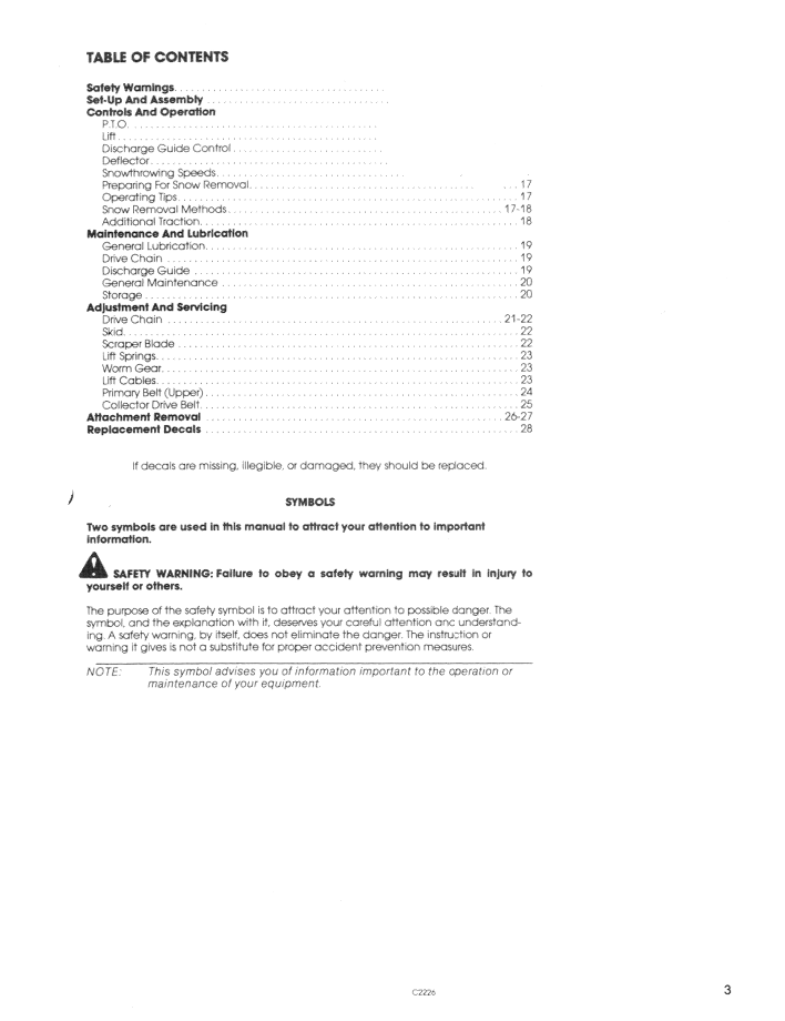 New Holland Ford Snowthrower Attachment User Guide & Manual | 42643610